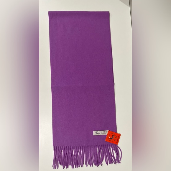 NWT 100% WOOL SCARF PURPLE neck warmer - Picture 4 of 5
